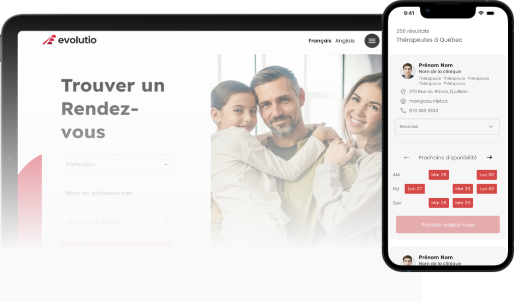 Application pour professionnels de la santé 1